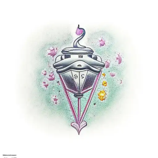 wishing well tattoo design idea