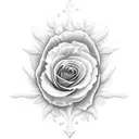 coração humano com flores   tattoo design idea