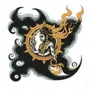 karm dharm moksha Shiva tattoo tattoo design idea