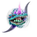 dragon eye , fire, purple, skull, sharks, raptors, trex tattoo design idea