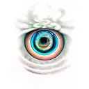 detailed dragon eye  tattoo design idea