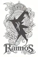 Ramos name written tattoo design idea