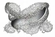 elven bangle tattoo design idea