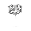 the number 23 tattoo design idea