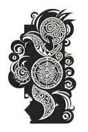 Biblical Arm sleeve tattoo design idea