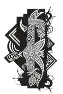 Biblical Arm sleeve tattoo design idea