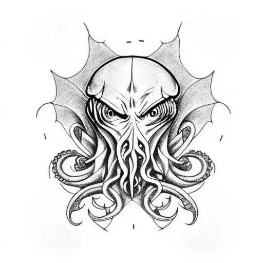 Cthulhu tattoo design idea