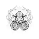 Cthulhu tattoo design idea