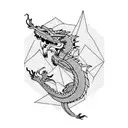 Dragon, Mountain, MTB  tattoo design idea