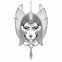 Cleopatra  tattoo design idea