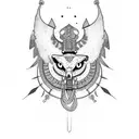 Cleopatra  tattoo design idea