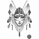 Cleopatra  tattoo design idea