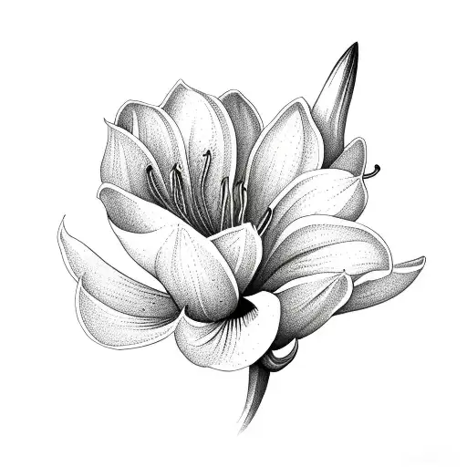 Crocus Flower Illustration, Pencil Crocus Flower Drawing, Botanical Crocus  Drawing Stock Vector - Illustration of branch, cartoon: 278312968