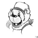care bear tattoo design idea
