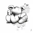 care bear tattoo design idea