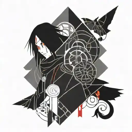 itachi uchiha tattoo design idea