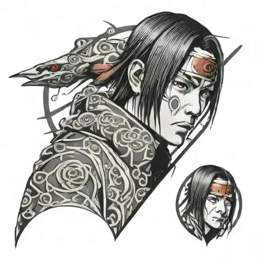 itachi uchiha tattoo design idea