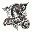 itachi uchiha tattoo design idea