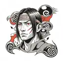 itachi uchiha tattoo design idea