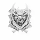 Symbolic representation of the widows son tattoo design idea
