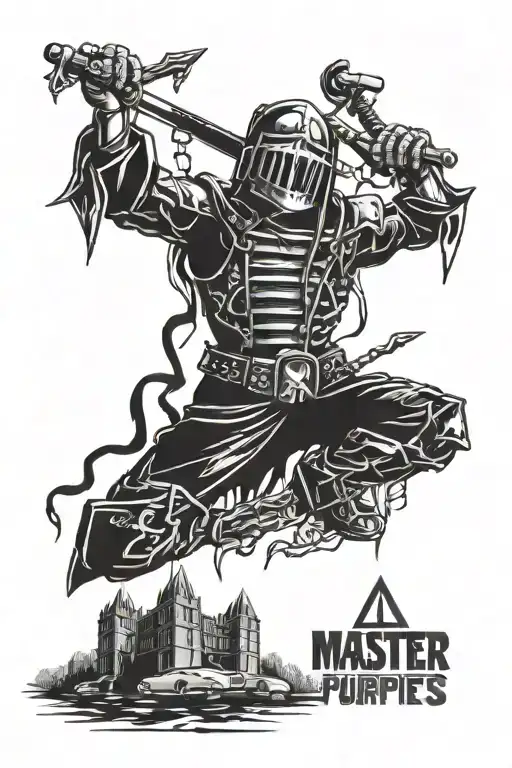 master of puppets album tattoo design idea