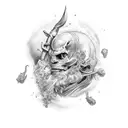 biblical tattoo design idea