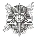 Seth Egyptian God tattoo design idea