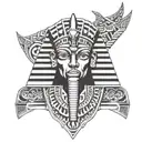 Seth Egyptian God tattoo design idea