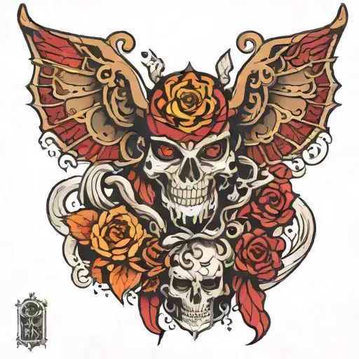 mammon tattoo design idea