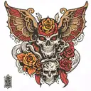 mammon tattoo design idea