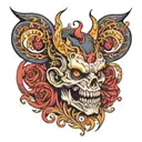 mammon tattoo design idea