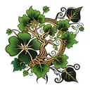 IRISH  LIFE TREE tattoo design idea