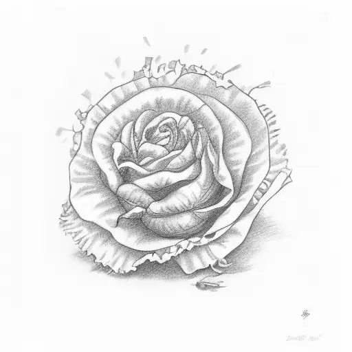 "live laugh love" cabbage and butterfly tattoo design idea