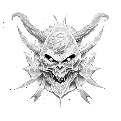 demon slayer tattoo design idea