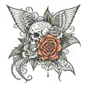grunge inspired tattoo tattoo design idea