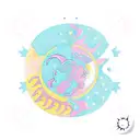 Sun and Moon tattoo design idea