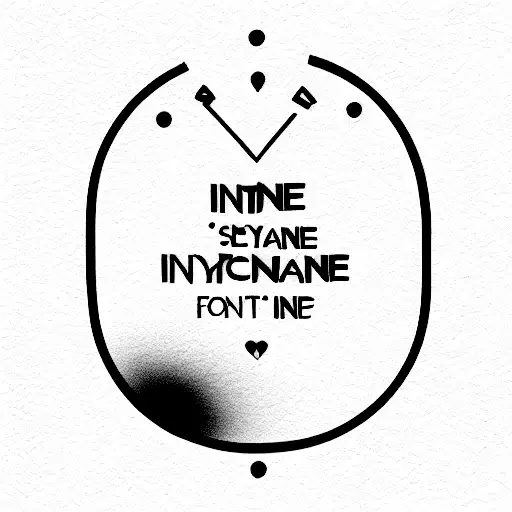 word 'insane' tattoo design idea