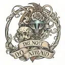 Do Not Be Afraid tattoo design idea
