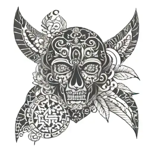 eine Mischung aus Maya und ägypitscher kultur für den ganzen Oberkörper  tattoo design idea