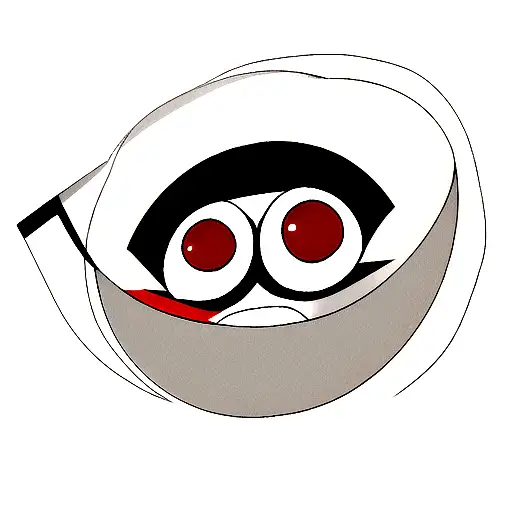 Psycho 8 ball tattoo design idea