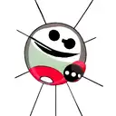 Psycho 8 ball tattoo design idea