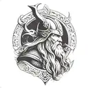 viking thor tattoo design idea