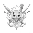 going merry one piece tattoo design idea