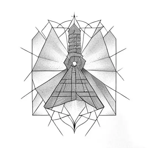 dark tower (as in the book) tattoo design idea