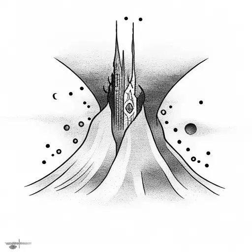 dark tower (as in the book) tattoo design idea