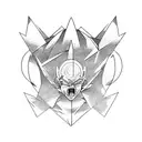 dragonball tri force  tattoo design idea