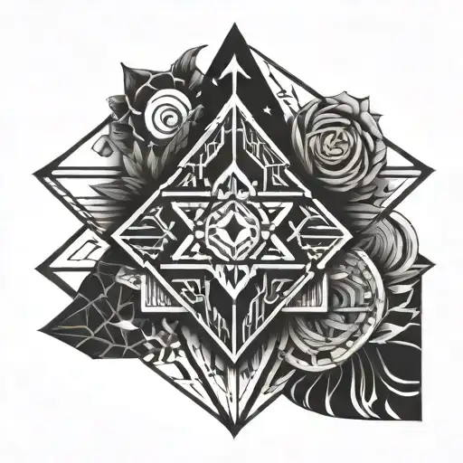 balance growth adaptability fierce  courage tattoo design idea