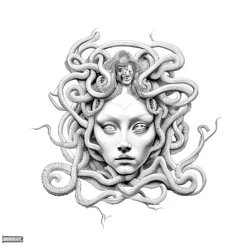 Medusa, Tarot card tattoo design idea