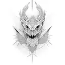 spines tattoo design idea