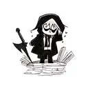 Grim Reaper tattoo design idea